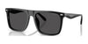 Coach CBY95 HC8440U Sunglasses | Size 57 / Black / Grey Solid (3N 10%) №500287