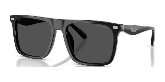 Coach CBY95 HC8440U Sunglasses | Size 57 / Black / Grey Solid (3N 10%) №500287