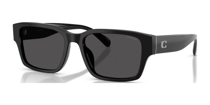 Coach CBY96 HC8441U Sunglasses | Size 55 / Black / Grey Solid (3N 10%) №500287
