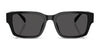 Coach CBY96 HC8441U Sunglasses | Size 55 / Black / Grey Solid (3N 10%) №500287