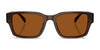 Coach CBY96 HC8441U Sunglasses | Size 55 / Black / Grey Solid (3N 10%) №500287