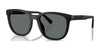Coach CCA00 HC8442U Sunglasses | Size 54 / Matte Black / Grey Solid (Polarized) (3P 10%) №500281