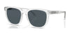 Coach CCA00 HC8442U Sunglasses | Size 54 / Transparent Clear / Blue Grey Solid (3N 13%) №511187