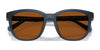 Coach CCA00 HC8442U Sunglasses | Size 54 / Deep Blue / Amber Solid (3N 15.3%) №591273