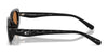 Coach CBY84 HC8443D Sunglasses | Size 54 / Black / Amber Solid (2N 23.7%) №500273