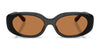 Coach CBY84 HC8443D Sunglasses | Size 54 / Black / Amber Solid (2N 23.7%) №500273