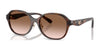 Coach CBY85 HC8445D Sunglasses | Size 56 / Dark Tortoise / Brown Gradient (2N 26.4%) №512013