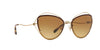 Coach L1037 HC7086 Sunglasses / Light Gold №90052L / Light Amber Gradient (2N 31.6%) / Size 60