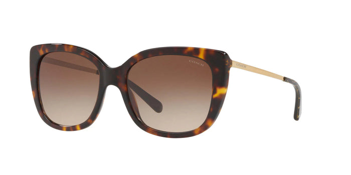 Coach L1040 HC8246 Sunglasses / Dark Tortoise №541713 / Brown Gradient (3N 16%) / Size 55