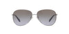 Coach L1089 HC7094 Sunglasses / Gunmetal №90044Q / Grey Purple Gradient (2N 31.1%) / Size 60
