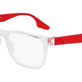 Crystal Clear/University Red