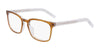 Converse CV5080 Eyeglasses | Size 52 / Crystal Butterscotch Laminate
