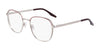 Converse CV1013 Eyeglasses | Size 50 / Satin Silver/Bordeaux