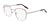 Converse CV1013 Eyeglasses | Size 50 / Satin Silver/Bordeaux