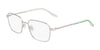 Converse CV1022Y Eyeglasses | Size 48 / Matte Silver/Fossilized