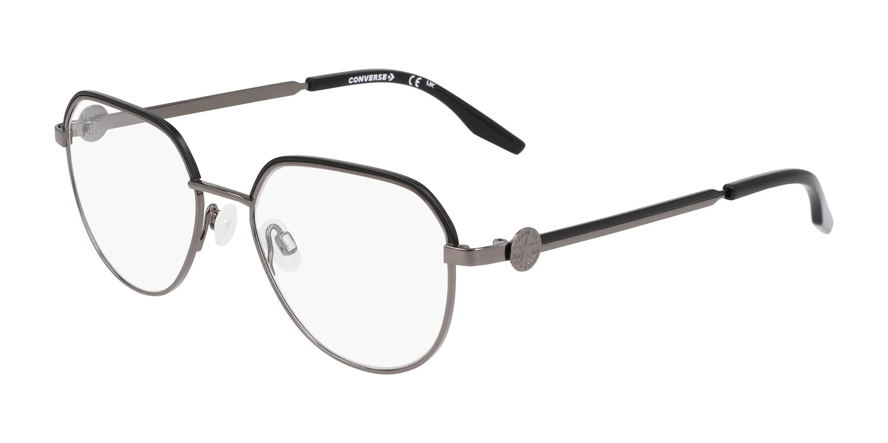 Converse CV1028 Eyeglasses Shiny Gunmetal / Black