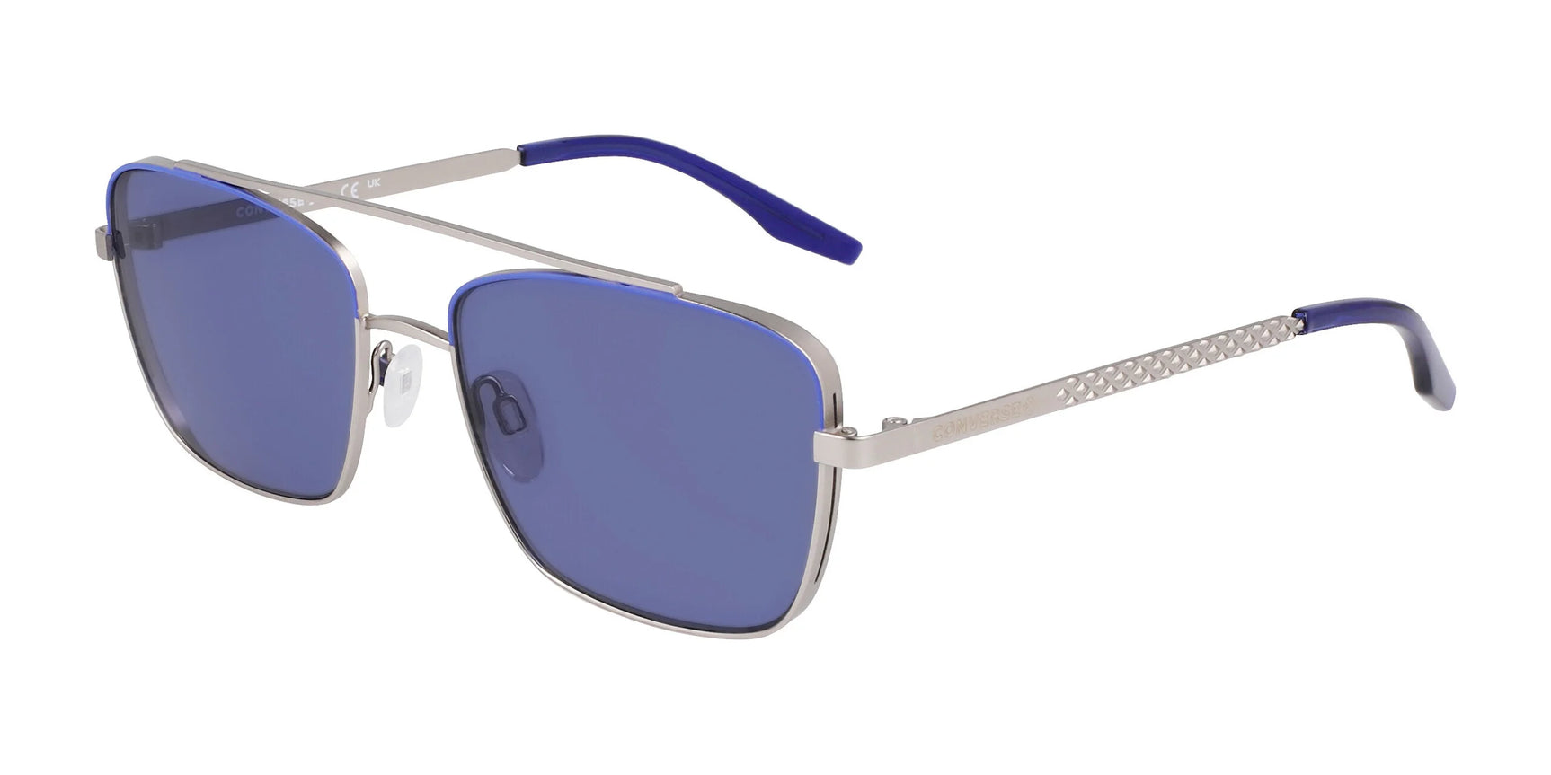 Converse CV106S FOXING II Sunglasses Satin Silver / Blue Flame