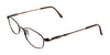 Coolclip CC820 Eyeglasses with Clip-on Sunglasses | Size 51 / Shiny Light Copper Brown