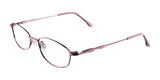 CoolClip CC820 Eyeglasses with Clip-on Sunglasses Shiny Light Pink