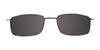 Coolclip CC823 Eyeglasses with Clip-on Sunglasses | Size 52 / Satin Copper Brown
