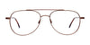 Coolclip CC827 Eyeglasses with Clip-on Sunglasses | Size 53 / Satin Chocolate