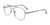 Coolclip CC827 Eyeglasses with Clip-on Sunglasses | Size 53 / Shiny Silver