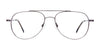 Coolclip CC827 Eyeglasses with Clip-on Sunglasses | Size 53 / Satin Chocolate