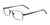 Coolclip CC834 Eyeglasses with Clip-on Sunglasses | Size 49 / Satin Dark Brown