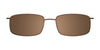 Coolclip CC834 Eyeglasses with Clip-on Sunglasses | Size 49 / Satin Dark Blue