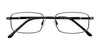 Coolclip CC834 Eyeglasses with Clip-on Sunglasses | Size 49 / Satin Dark Blue
