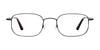 Coolclip CC836 Eyeglasses with Clip-on Sunglasses | Size 51 / Satin Black