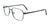 Coolclip CC838 Eyeglasses with Clip-on Sunglasses | Size 55 / Satin Dark Steelblue