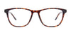 Coolclip CC840 Eyeglasses with Clip-on Sunglasses | Size 51 / Brown Tortoise