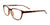 Coolclip CC841 Eyeglasses with Clip-on Sunglasses | Size 49 / Brown Marbled