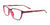 Coolclip CC841 Eyeglasses with Clip-on Sunglasses | Size 49 / Red Marbled