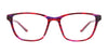 Coolclip CC841 Eyeglasses with Clip-on Sunglasses | Size 49 / Blue Green Marbled