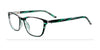 Coolclip CC841 Eyeglasses with Clip-on Sunglasses | Size 49 / Blue Green Marbled