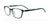 Coolclip CC841 Eyeglasses with Clip-on Sunglasses | Size 49 / Blue Green Marbled