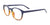 Coolclip CC842 Eyeglasses with Clip-on Sunglasses | Size 48 / Blue & Demi Amber