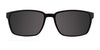 Coolclip CC843 Eyeglasses with Clip-on Sunglasses | Size 54 / Navy Blue & Light Blue