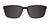 Coolclip CC843 Eyeglasses with Clip-on Sunglasses | Size 54 / Clip Only (Color №020)