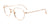 Coolclip CC844 Eyeglasses with Clip-on Sunglasses | Size 50 / Satin Gold
