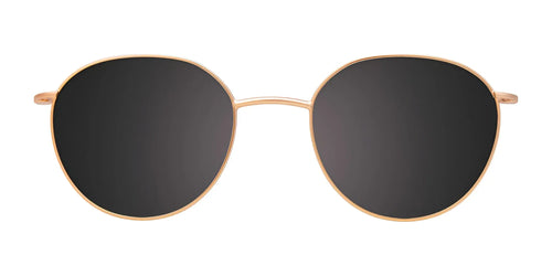 Coolclip CC844 Eyeglasses with Clip-on Sunglasses / Size 50 / Satin Gold