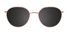 Coolclip CC844 Eyeglasses with Clip-on Sunglasses | Size 50 / Satin Gold