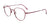 Coolclip CC844 Eyeglasses with Clip-on Sunglasses | Size 50 / Shiny Pinkish Red