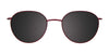 Coolclip CC844 Eyeglasses with Clip-on Sunglasses | Size 50 / Satin Gold