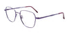 Coolclip CC845 Eyeglasses with Clip-on Sunglasses | Size 51 / Satin Purple