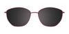 CoolClip CC846 Eyeglasses with Clip-on Sunglasses | Size 54 / Satin Dark Brown