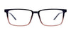 Coolclip CC847 Eyeglasses with Clip-on Sunglasses | Size 57 / Dark Demi Amber & Light Crystal Amber/Dark Amber