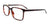 Coolclip CC848 Eyeglasses with Clip-on Sunglasses | Size 58 / Dark Demi Amber